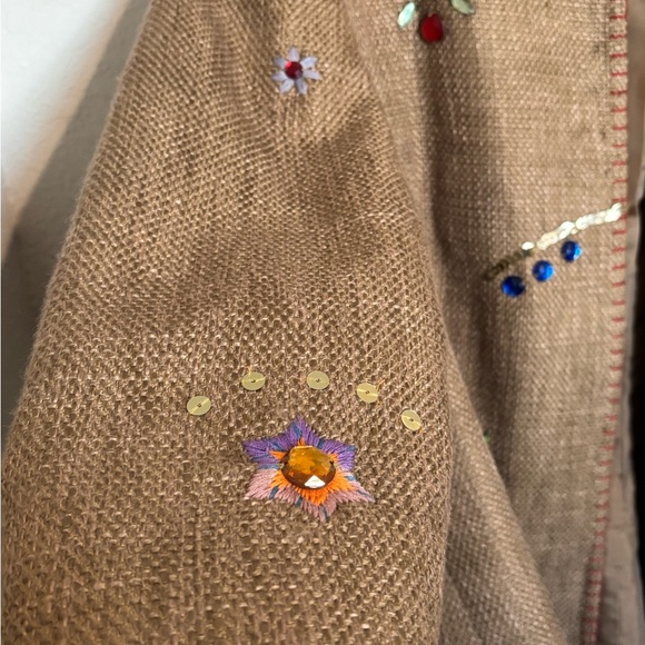 Focus 2000 women's burlap jacket size 22W - Picture 9 of 14